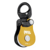 kladka s otočným závesom PETZL SPIN L1 Yellow/Black