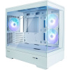 Zalman P30 White / miniT / 3x120mm fan ARGB / USB 3.0 / USB-C / temperované sklo / bílý P30 White V2