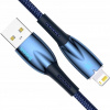 Kábel Baseus USB - Apple Lightning 2 m modrý