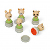 Bigjigs Toys Drevené atramentové pečiatky Zvieratká 1 ks