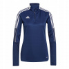 Dámska mikina adidas Tiro 21 Training Top tmavomodrá GK9660 XL