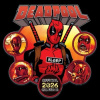 Oficiální nástěnný kalendář 2026 Marvel: Deadpool s plakátem (SQ 30,5 x 30,5|61 cm) - Deadpool