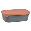 Box na desiatu Ceramic Lunch Box Beaba Mineral Terracotta keramický sivo-oranžový