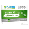 PLUS LEKÁREŇ Vitamín K2 120 μg +Vitamín D3 2000 IU tbl 1x60 ks VULM s.r.o.