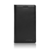 Kožený obal Samsung Galaxy S IV – Leather Flip – čierna
