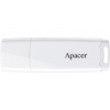Apacer USB flash disk, USB 2.0, 64GB, AH336, biely, AP64GAH336W-1, USB A, s krytkou