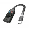 C-TECH C-TECH PC externí zvuková karta SC-7Q, USB, 7.1 surround sound, audio switch