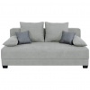 P & B ROZKLADACIA POHOVKA, textil, kompozitné drevo, sivá - Sedačky - 000044001906