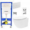 GEBERIT DuofixBasic s bielym tlačidlom DELTA50 + WC REA Carlo Flat Mini Rimlesss + SEDADLO 458.103.00.1 50BI CF1