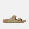 Birkenstock Šedé Regular Šľapky Arizona Soft Footbed Suede Leather