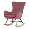 Autronic Hojdacie kreslo, ružová, látka, AK-376 PINK2