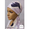Cotton Turban Atelier de Creation Lidia Multicolor. Universal. (Čiapka s Pompom + komínom multicolor K2)