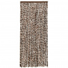 vidaXL Záves proti hmyzu, hnedý a biely 56x185 cm, ženilka 325451