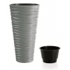 Prosperplast Kvetináč SAND SLIM sivý kámen 34,9 cm