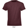 SOL's Collection Tričko Regent Fit Kids, krátký rukáv, dětské COT251183t5587-heather oxb 10 roků Melír oxblood