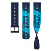 Suunto 22mm Athletic 6 Silicone Strap UTMB navy blue S+M