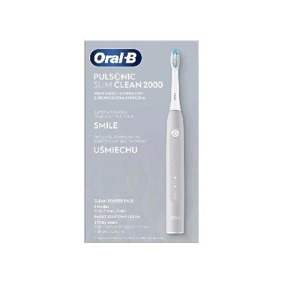 ORAL-B Pulsonic Slim Clean 2000 Grey, zubní kartáček