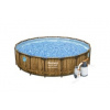 Bazén Bestway Wood Swim Vista s konštrukciou 5,49 x 1,22 m set + piesková filtrácia 5,6 m3