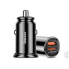 Baseus Dual USB Fast 30W (čierne) - rýchlonabíjačka do auta Quick Charge 3.0 na 2 zariadenia