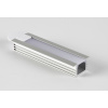 SJ-Tec SJ-ALP2212 Zápustný hliníkový profil pre LED, Čierny, Mliečny, 2m