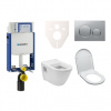 Cenovo zvýhodnený závesný WC set Geberit na zamurovanie + WC VitrA Integra vr. sedadla SIKOGE2V42