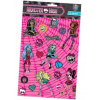 NÁLEPKY MONSTER HIGH KONVEXNÉ 3D 19KS