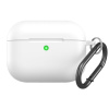 AppleMix Puzdro / obal pre Apple AirPods Pro 3 - silikónové - biele