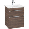 VILLEROY & BOCH Venticello závesná skrinka pod umývadielko, 2 zásuvky, 466 x 425 x 590 mm, Arizona Oak, A92201VH