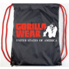 GORILLA WEAR DRAWSTRING BAG BLACK/RED