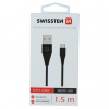 Swissten 71504301 USB/Micro USB, 1,5m, černý