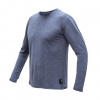 Pánské termotriko s dlouhým rukávem Sensor Merino Lite barva mottled blue velikost S