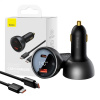 Nabíjačka do auta Baseus Superme USB, USB-C, 140 W (čierna)