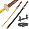 Meč Katana Demon Slayer Zenitsu Agatsuma's Nichirin Drevený JT10053
