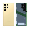 Zadný batériový kryt + sklíčka kamery pre Samsung Galaxy S24 Ultra Titanium Yellow OEM