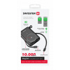SWISSTEN POWER BANK 10000 mAh PD 22,5W S INTEGROVANÝMI KABELY USB-C A LIGHTNING (kompatibilní s MagSafe) 22013933