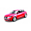 Autíčko Bburago Audi A1 18-22127 červená 1:24