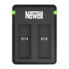 Newell SDC-USB dual channel charger for CINSBAJA batteries for Insta360 Ace / Ace Pro NL4255