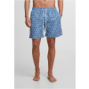 Pattern Swim Shorts - blue retro pattern M