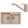 Set Alveus (dřez Rock 90 Beige 55 + baterie Nina Beige 55) SETA180