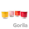 PANTONE Latte termo hrnček set 4ks - Yellow, Red, Orange, Light Pink - LEGO