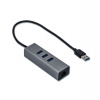 i-tec USB 3.0 Metal HUB 3 Port + Gigabit Ethernet (U3METALG3HUB)