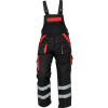 Montérky na traky MAX WINTER RFLX bib pants Farba: Čierna/červená, Veľkosť: 46