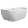 Ravak FREEDOM W 166x80 voľne stojaca akryl vaňa Snowwhite vr.nôh/sifónu Čierny +darček XC00100033