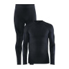 Pánsky funkčný set CRAFT Core Dry Fuseknit black XL