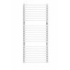 Kúpeľňový radiátor STANDARD Varianta: Farba - Biela, Odporúčaná vykurovacia tyč - 400 W, Rozmer A - 40 cm, Rozmer C - 3 cm, Typ pripojenia - Bočné