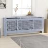 Kryt na radiátor MDF doska 205 x 82 cm sivý