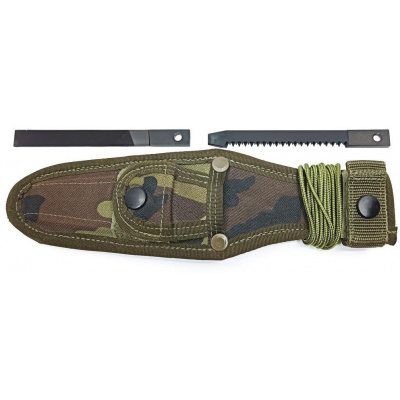 Puzdro na nôž Mikov Uton 362-4 Camouflage MNS vrátane príslušenstva (8590710000381)
