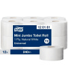 Toaletný papier 1-vrstv. TORK Mini Jumbo 18,8 cm, návin 240 m, prírodný biely, T2 (12 ks)