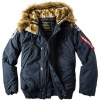 ALPHA INDUSTRIES Bunda Polar Jacket SV - modrá (133141/07) Veľkosť: S/Regular