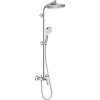 Hansgrohe 27269000 CROMETTA S Showerpipe 240 1jet so sprchovou batériou, chróm